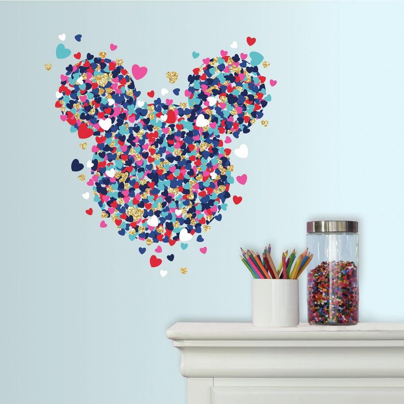 RoomMates Disney Minnie Mouse Heart Confetti Peel and Stick Kids&#39; Wall Decals, 3 of 8