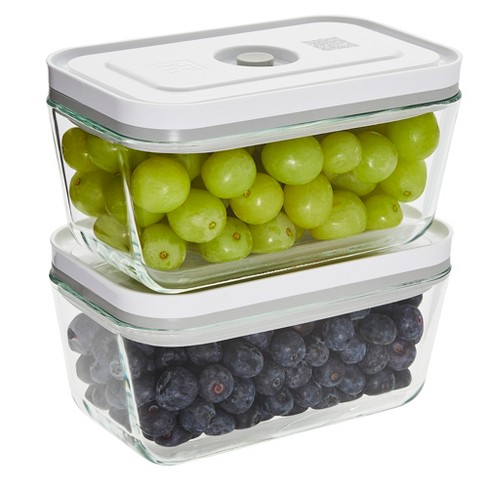 BPA-Free Food Storage Vacuum Container For Vacuum Pump (3 PIECES