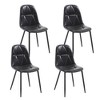NicBex Modern Upholstered Faux Leather Dining Chairs Set of 2/4 with High Backrest,Stylish Office Chairs,Living Room Side Chairs - 2 of 4