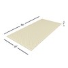 Everyday Home Egg Crate Foam Mattress Topper – Twin Xl Bed Pad For Extra  Comfort And Support – Great For Dorm Rooms, Cots, Futons, Or Campers :  Target