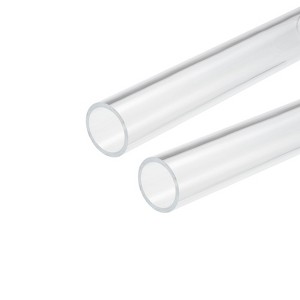 Unique Bargains Lamp Lantern Water Cooling System Acrylic Rigid Round Tubes 2 Pcs 10" - 1 of 4