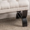 CAVINAS Modern Pull-Open Top Ottoman Bench with Unique Legs,Rectangular Storage Ottoman for Living Room - 3 of 4