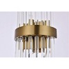 Elegant Lighting Dallas 2 light Gold & Clear Wall Sconce Clear Royal Cut Crystal - 4 of 4