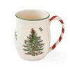 Spode Christmas Tree 14 Oz Mug with Peppermint Handle, Set of 4 - image 2 of 4