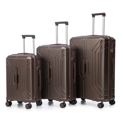 KTMBDW Luggage 3 Piece Set Suitcase Spinner Hardshell Lightweight TSA Lock - 20"/24"/28"