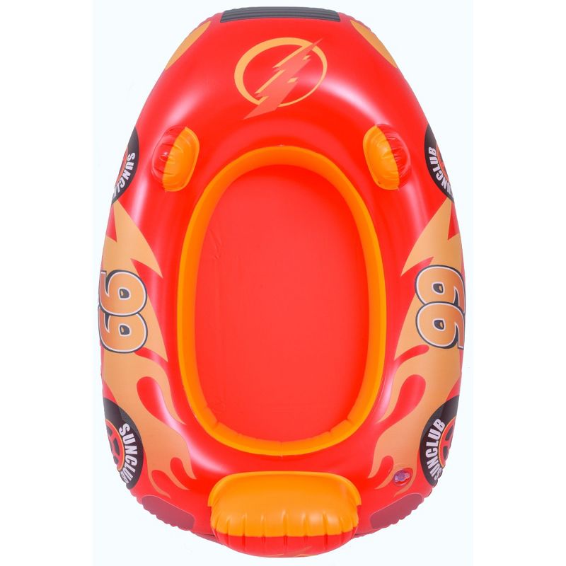 Pool Central 34" Red Children's Race Car Swimming Pool Float, 4 of 6