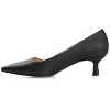 Journee Collection Womens Celica Slip On Kitten Heel Pointed Toe Pumps - 2 of 4