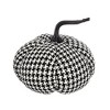 Whisen Fabric Pumpkin Decor, Holiday Halloween Decoration - Black & White - 3 of 4
