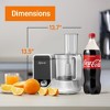 Multifunction Food Processor for Cooking with Ultra Quiet Operation, 12-Cup Capacity, 6 Attachments, 600W Motor - 3 of 4