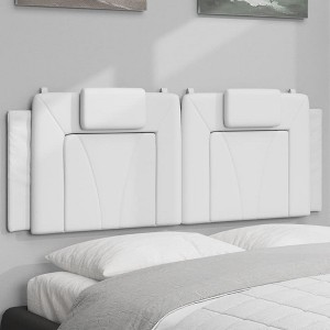 vidaXL Headboard Cushion White 59.8" Faux Leather - 1 of 4