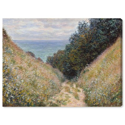 Art Remedy Monet - Road at La Cavee Pourville Classic Monet Art Prints Unframed
