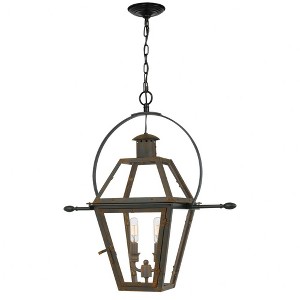 Quoizel Lighting Rue De Royal 2 - Light Pendant in  Industrial Bronze - 1 of 4