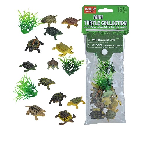 Wild Republic Polybag Mini Turtle Figurines, 15 Pieces : Target