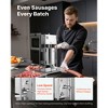VEVOR Manual Sausage Stuffer, 22 LBS / 10 L Vertical Meat Stuffer, Dual-Speed Sausage Casing Meat Filling Machine, for Commercial & Home Use,Silver - 3 of 4