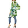 HAPPY BAY Women's Open Front Summer Tropical Beach Loose Casual Tops Beachwear Cardigan for Women Cover Up Duster for Women One Size Shamrock Green, - 3 of 4