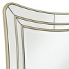 Noble Park San Simeon Rectangular Vanity Decorative Wall Mirror Modern Beveled Glass Matte Champagne Frame 26" Wide for Bathroom Bedroom Home Entryway - 3 of 4