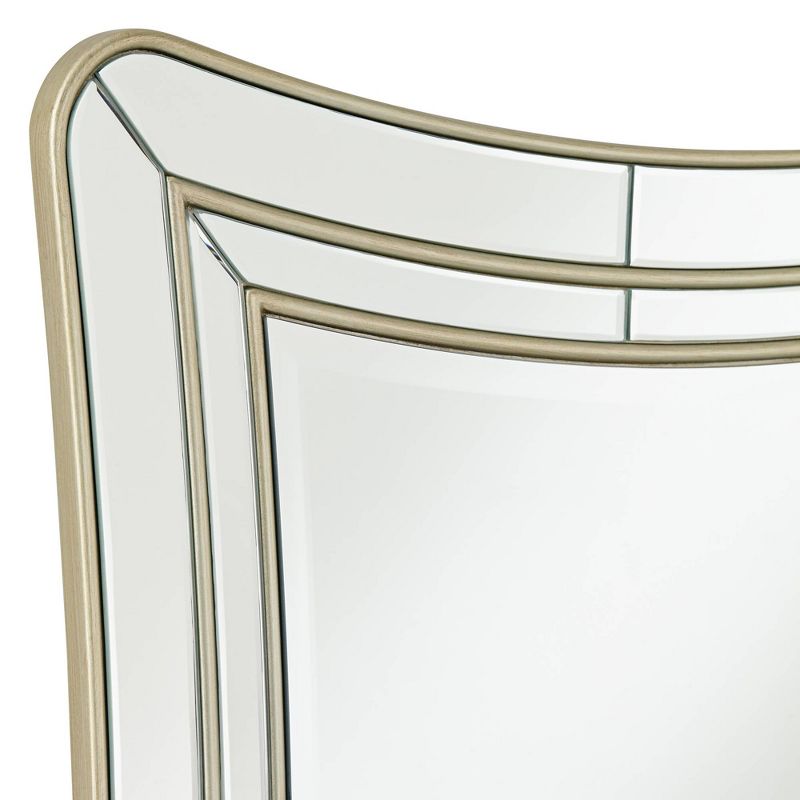 Noble Park San Simeon Rectangular Vanity Decorative Wall Mirror Modern Beveled Glass Matte Champagne Frame 26" Wide for Bathroom Bedroom Home Entryway, 3 of 10