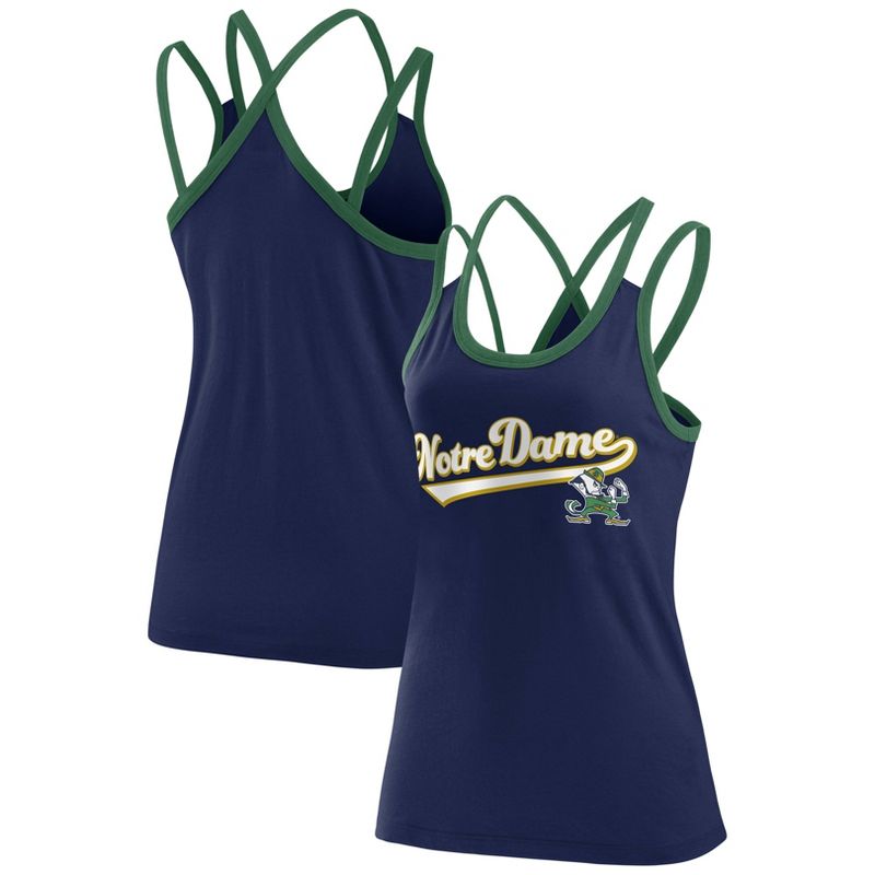 NCAA Notre Dame Fighting Irish Women&#39;s Two Tone Tank Top, 1 of 4