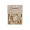 JAM Paper Wood Clip Clothespins Medium 1 1/8 Inch Natural Brown Clothes Pins 2230719108A - 2 of 4