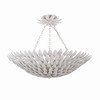 Crystorama Lighting Broche 6 - Light Chandelier in  Matte White - 4 of 4