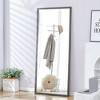 PAGED 71"x31.5" Rectangle Full Length Mirror,4th Generation Leaning Floor Full Body Mirror with Solid Wood Frame,Suitable for Bedroom,Cloakroom - 4 of 4