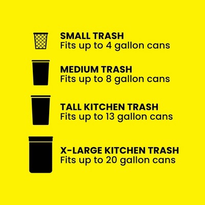 Glad ForceFlex Drawstring Fragrance Free Trash Bags - 13gal/100ct