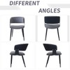 WJShome Dining Chairs Set of 4, Ergonomic Backrest Upholstered Kitchen Chairs for Farmhouse/Living Room/Restaurant - 3 of 4