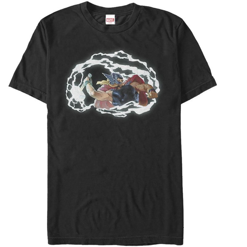 Men's Marvel Thor Electric Hammer T-Shirt, 1 of 5