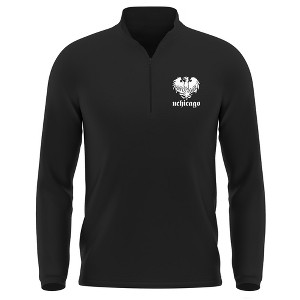 Men's University of Chicago Adult Active Sport 1/4 Zip Pullover Left Chest Logo - 1 of 4