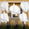 Joyfy 5 Pcs Halloween 27.5'' Hanging Ghost Decoration,Halloween Decor,Front Yard Patio Lawn Garden Outdoor and Holiday Porch Haunted House Tree Décor - 2 of 4