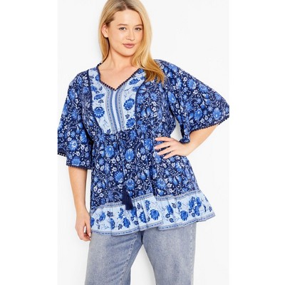 Avenue Women's Plus Size Utopia Brd Tunic