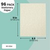 Best Paper Greetings 96 Pack Textured Parchment Printer Paper, Vintage Fancy Paper for Certificates, Resumes, Diploma, Ivory, 8.5 x 11 - 4 of 4