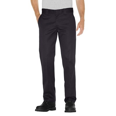 black skinny leg work pants