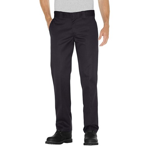 Dickies® Men's Slim Straight Fit Twill Pants- Black 34x36 : Target