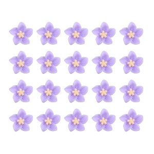 Unique Bargains Girl's Cute Small Flower Hair Clips 20 Pcs - 1 of 4