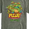 Men's - Teenage Mutant Ninja Turtles - Pizza! Short Sleeve Graphic T-Shirt - 2 of 4