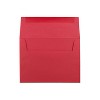 JAM Paper A6 Colored Invitation Envelopes 4.75 x 6.5 Red Recycled 67503H - 2 of 4
