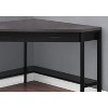 Monarch Specialties Computer Desk Home Office Corner Storage Drawers 42InchL Work Laptop Metal Laminate Black Grey Contemporary Modern - 3 of 4