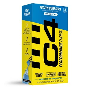 C4 Energy Frozen Bombsicle Drink Sticks - 8ct : Target