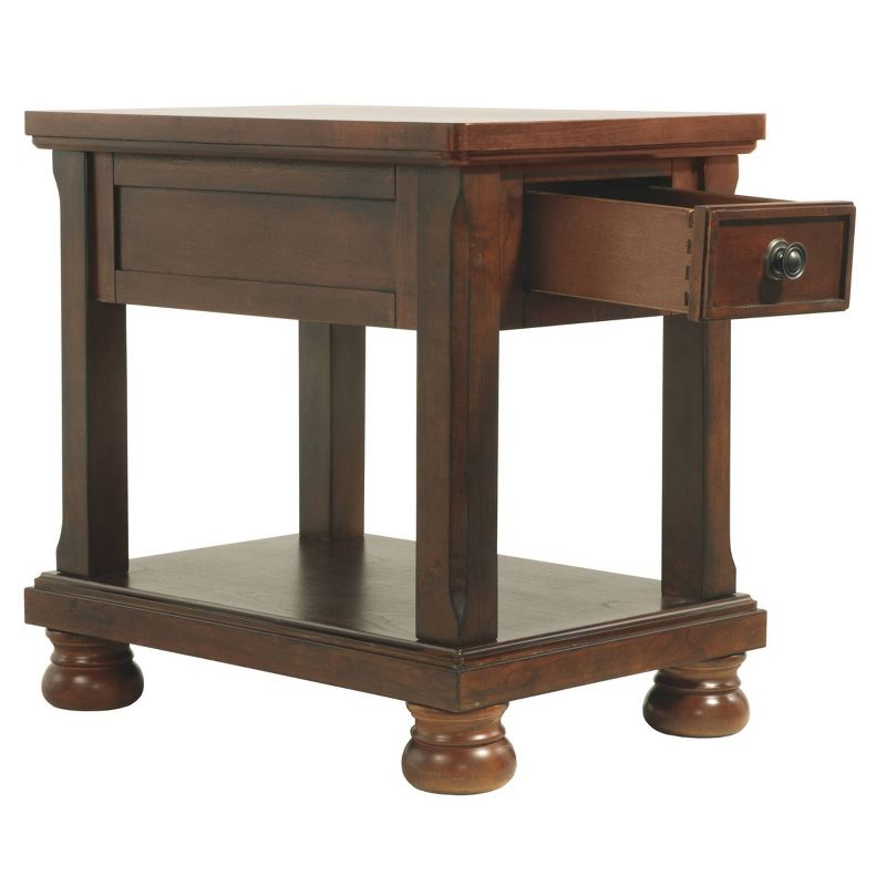 Porter Chairside End Table Rustic Brown - Signature Design by Ashley, 4 of 13