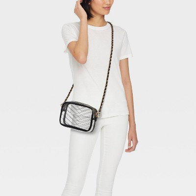 Сумки A New Day Quilted Camera Crossbody Bag - A New Day™ Clear — фото 2