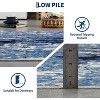 Modern Area Rugs for Living Room Washable Low Pile Thin Soft Rugs for Room Decor Simple Carpet for Office Bedroom - 4 of 4