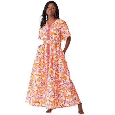 Dreams & Co. Women's Plus Size Duster Lounger
