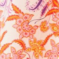 pink paisley floral