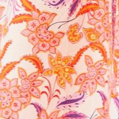 pink paisley floral