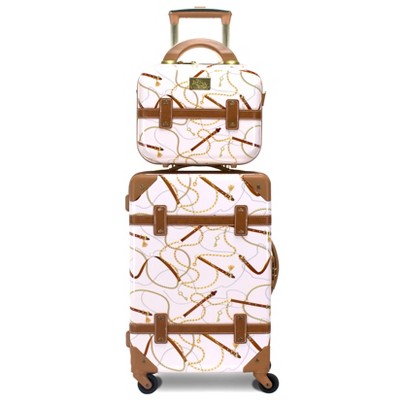 Chariot Regal 2-piece Hardside Carry-on Spinner Luggage Set - Ivory : Target