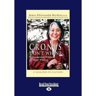 Crones Don't Whine - 16th Edition,Large Print by  Jean Shinoda Bolen M D (Paperback)