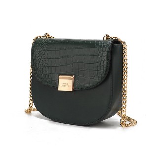 MKF Collection Brooklyn Crocodile Embossed Vegan Leather Women’s Shoulder Bag by Mia K - 1 of 4