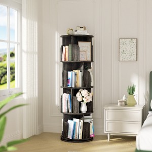 Besiost Rotating Bookcase, 360 Display Corner Bookshelf for Small Space - 1 of 4