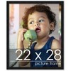 PosterPalooza | Classic Modern Black Picture Frame - UV Acrylic, Foam Board Backing, Hanging Hardware - 2 of 4